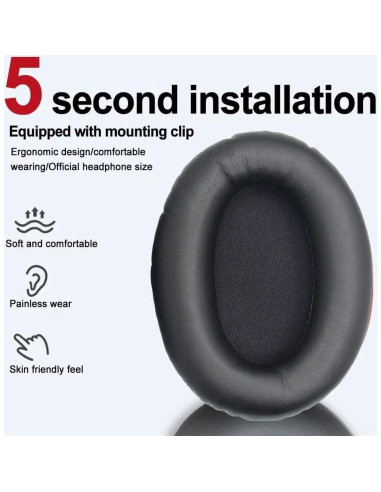 Almohadillas de Reemplazo Hyper-X Cloud 2 - Espuma de Memoria