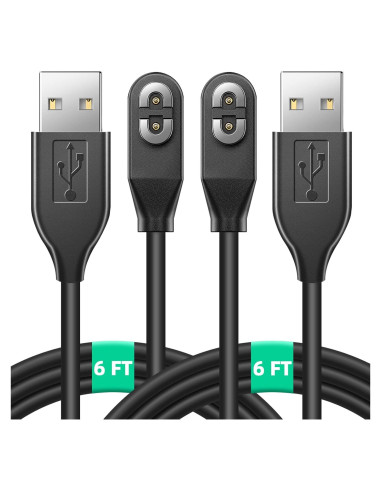 Paquete de 2 Cables de Carga Magnéticos 1.83m para AfterShokz