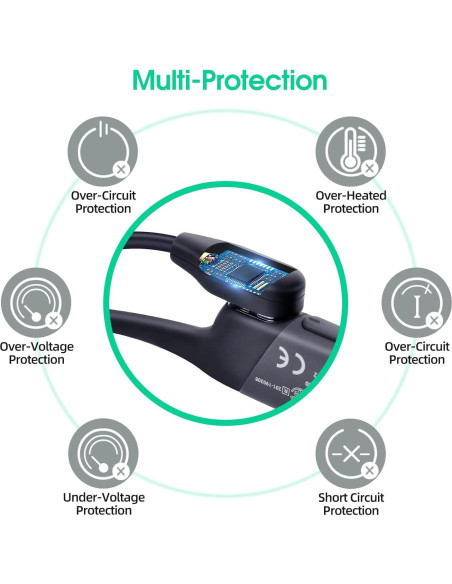 Paquete de 2 Cables de Carga Magnéticos 1.83m para AfterShokz