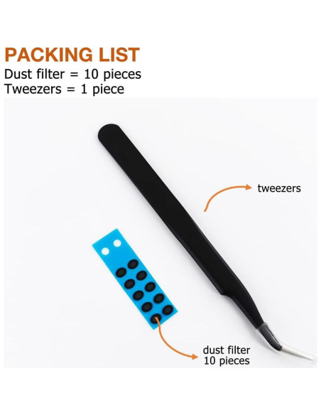 Filtro de Polvo para Auriculares TOZO NC9/NC9 Plus/NC7/NC7 Pro - 5 Pares