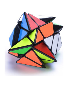 Cubo Mágico Velocidad 3x3 YJ Toys Dysmorphism Negro