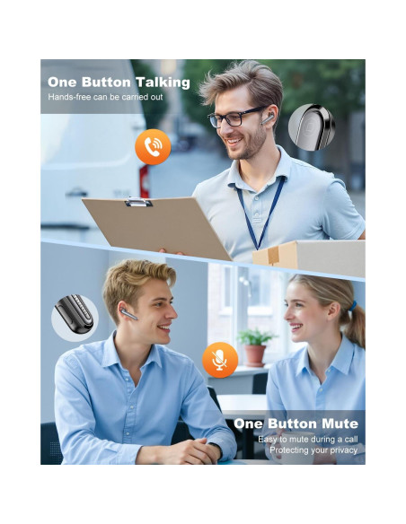 Auricular Bluetooth New Bee M52 V5.1 con Estuche Carga 500mAh Auricular Bluetooth New Bee M52 V5.1 con Estuche Carga 500mAh