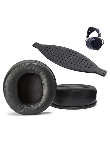 Almohadillas y Correa de Cuero AHG para Auriculares Audeze LCD