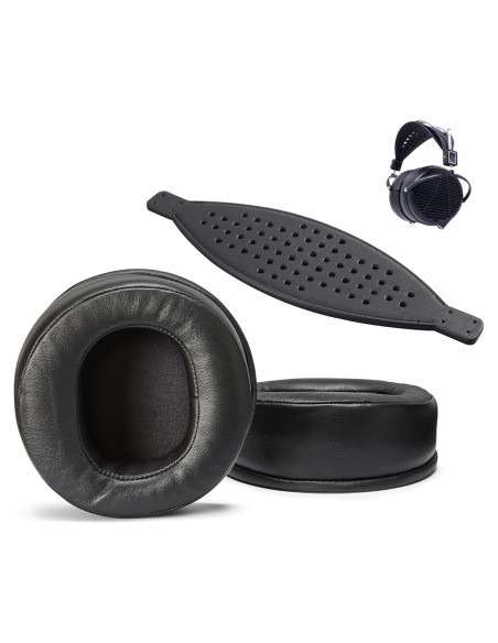 Almohadillas y Correa de Cuero AHG para Auriculares Audeze LCD