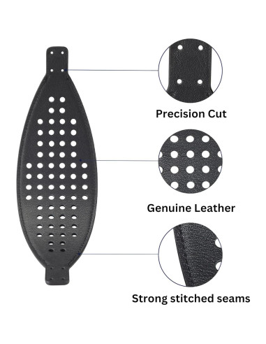 Almohadillas y Correa de Cuero AHG para Auriculares Audeze LCD