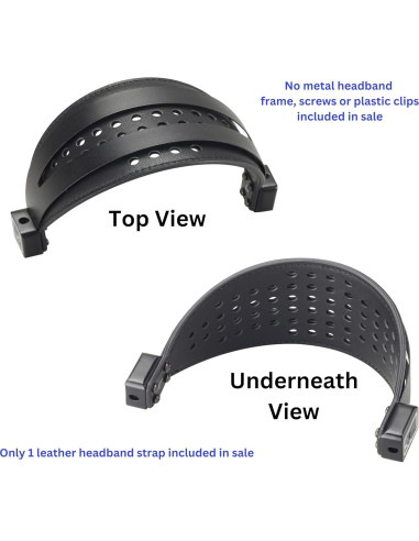 Almohadillas y Correa de Cuero AHG para Auriculares Audeze LCD