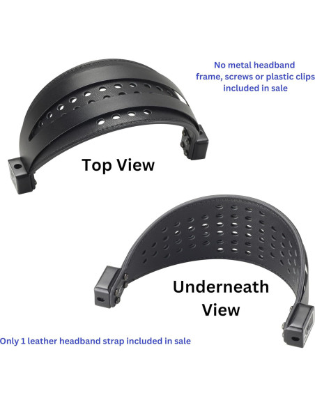 Almohadillas y Correa de Cuero AHG para Auriculares Audeze LCD