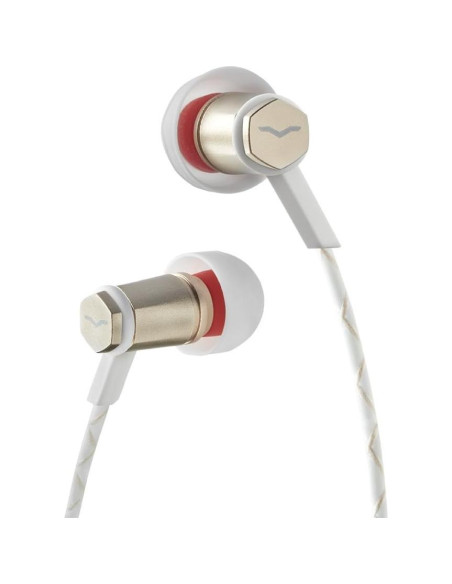 Auriculares in-ear V-MODA Forza Metallo Oro Rosa con micrófono