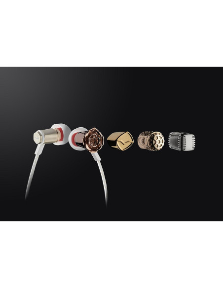 Auriculares in-ear V-MODA Forza Metallo Oro Rosa con micrófono