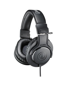 Auriculares Monitor Profesional Audio-Technica ATH-M20x Negro + Accesorios 2