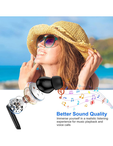 Auriculares In-Ear USB C Samsung A16 A17 A36 S25 Ultra 4 pies