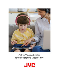 Auriculares Bluetooth JVC HAKD10WP Rosa para Niños 16h 2