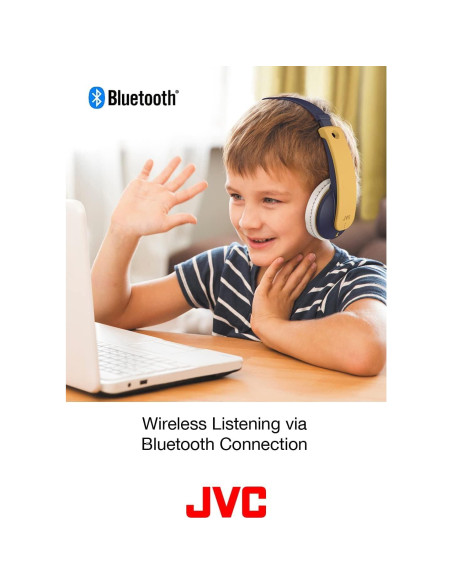 Auriculares Bluetooth JVC HAKD10WP Rosa para Niños 16h