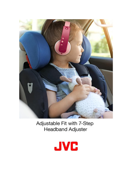 Auriculares Bluetooth JVC HAKD10WP Rosa para Niños 16h
