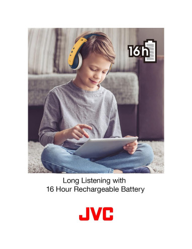 Auriculares Bluetooth JVC HAKD10WP Rosa para Niños 16h