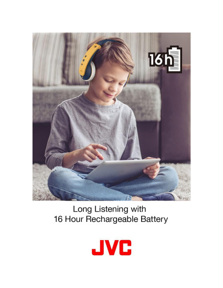 Auriculares Bluetooth JVC HAKD10WP Rosa para Niños 16h