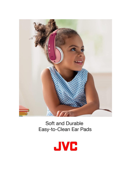 Auriculares Bluetooth JVC HAKD10WP Rosa para Niños 16h