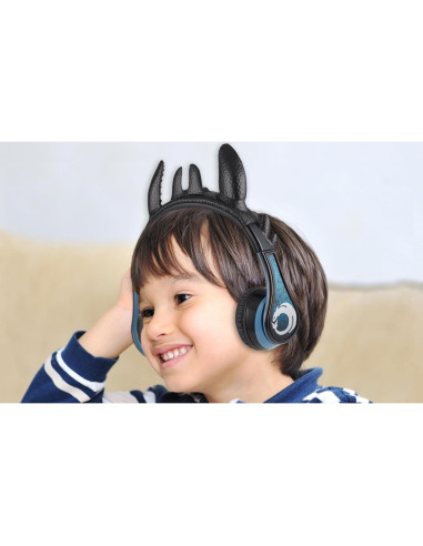Auriculares Bluetooth eKids Toothless TD-B52 con micrófono