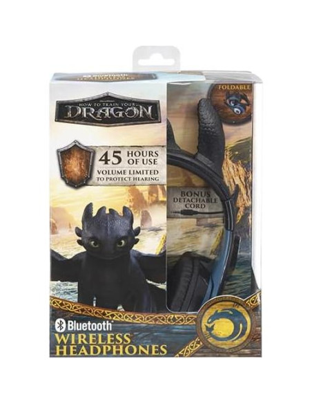 Auriculares Bluetooth eKids Toothless TD-B52 con micrófono