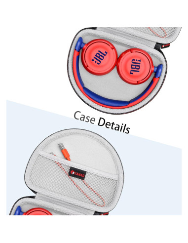 Funda Dura EVA XANAD para Auriculares JBL y Sony - Gris