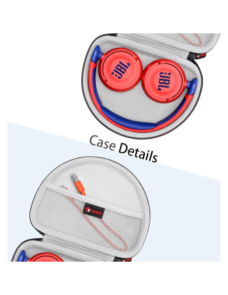 Funda Dura EVA XANAD para Auriculares JBL y Sony - Gris