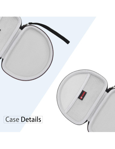 Funda Dura EVA XANAD para Auriculares JBL y Sony - Gris