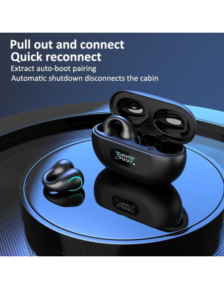 Auriculares Inalámbricos Q71 HYM Bluetooth 5.3 Conducción Ósea