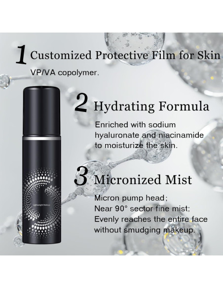 Juego de 2 Sprays Fijadores de Maquillaje JIMYAUQIN - Larga Duración