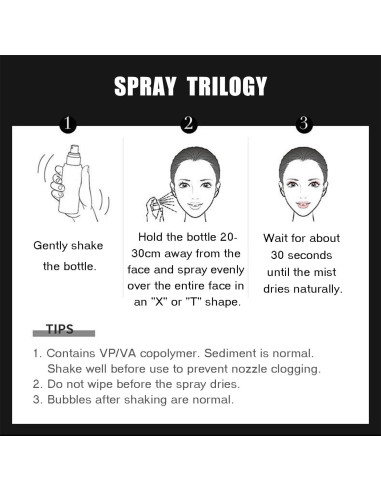 Juego de 2 Sprays Fijadores de Maquillaje JIMYAUQIN - Larga Duración