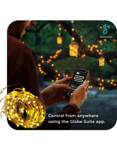 Luces de Hadas Inteligentes GLOBE 10m RGB Control por Voz 2