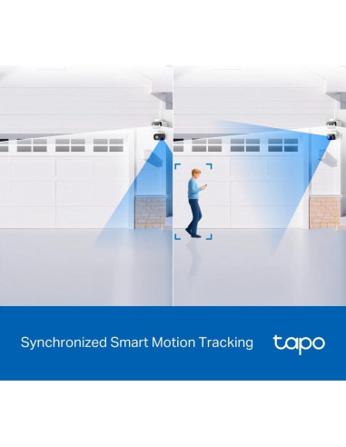 Cámara de Seguridad Tapo C246D 2K 3MP Doble Lente Pan/Tilt