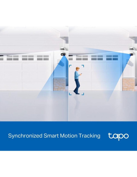 Cámara de Seguridad Tapo C246D 2K 3MP Doble Lente Pan/Tilt Cámara de Seguridad Tapo C246D 2K 3MP Doble Lente Pan/Tilt