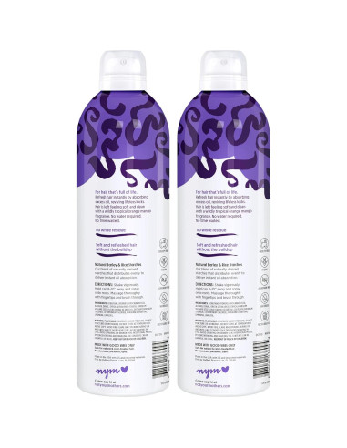 Champú Seco Plump for Joy Jumbo 340 g (Pack de 2)