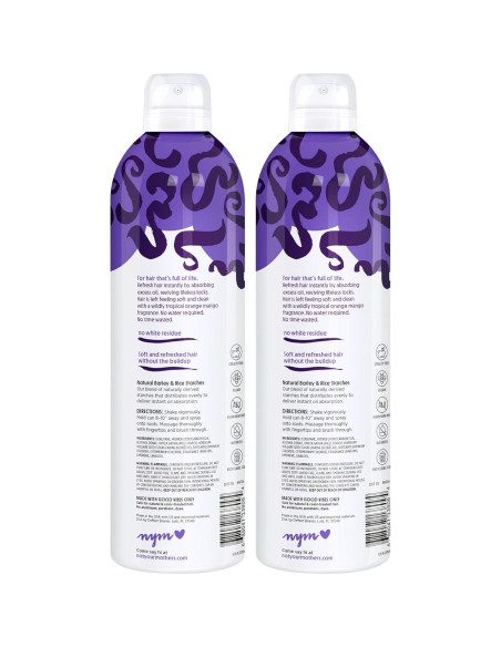 Champú Seco Plump for Joy Jumbo 340 g (Pack de 2)