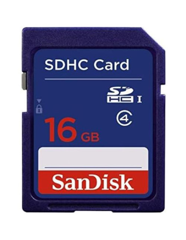 Paquete de 10 Tarjetas SD SanDisk 16GB Clase 4 SDHC