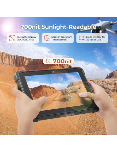 Tableta Resistente MUNBYN IRT11 10.1" Android 14 8GB+128GB