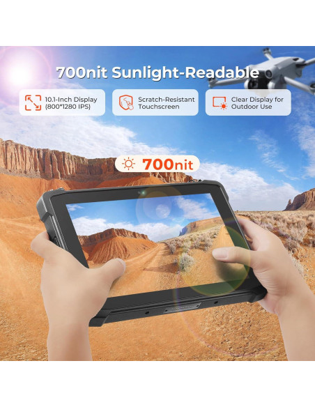 Tableta Resistente MUNBYN IRT11 10.1" Android 14 8GB+128GB