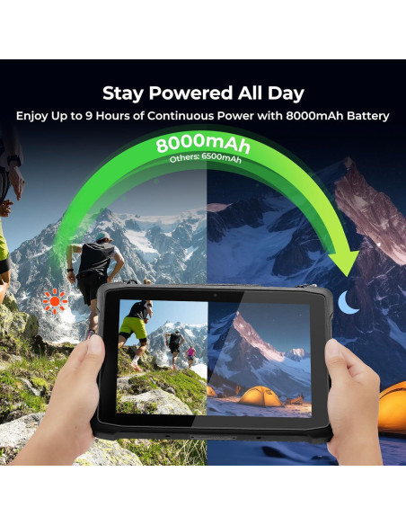 Tableta Resistente MUNBYN IRT11 10.1" Android 14 8GB+128GB