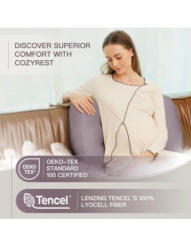 Almohada de Embarazo COZYREST Ajustable Refrigerante 1.09kg