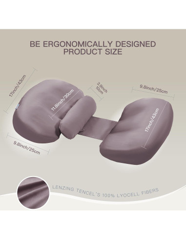 Almohada de Embarazo COZYREST Ajustable Refrigerante 1.09kg