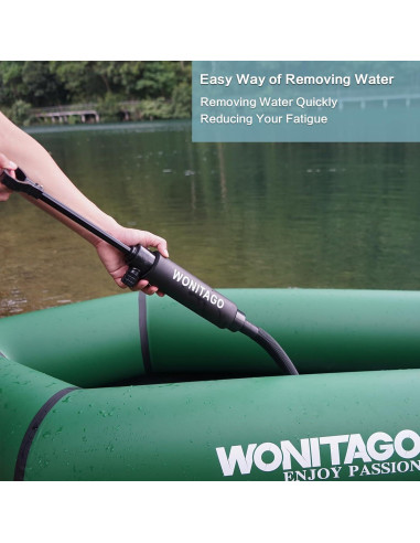 Bomba de Achique Manual LINGVUM 43 cm para Kayak y Barco