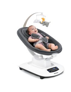 Columpio para Bebés Ezebaby Gris 5 Movimientos y Música Bluetooth