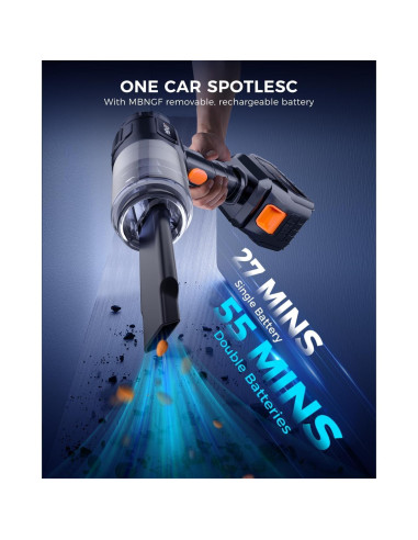 Aspiradora de Coche Inalámbrica MBNGF X9 ULTRA 35000PA