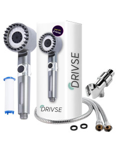 Cabezal de Ducha Filtrado Drivse IonDrops con Manguera 24.89 cm