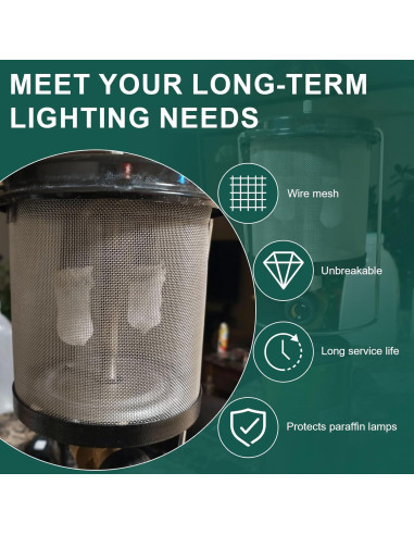 Globo de Linterna Magluv Malla de Alambre 11.43cm x 11.30cm