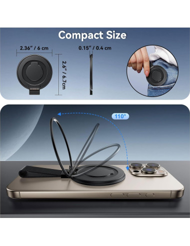 Soporte Magnético para Teléfono Kaisepoch - Compatible con iPhone y DJI