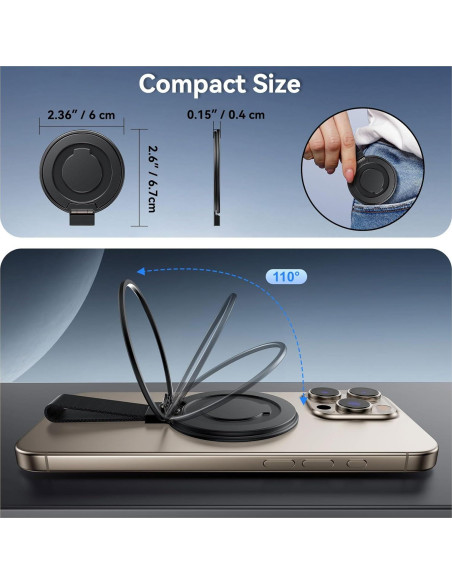 Soporte Magnético para Teléfono Kaisepoch - Compatible con iPhone y DJI