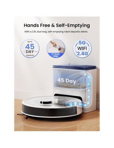 Aspiradora Robótica Lefant M2L Plus con Navegación LiDAR
