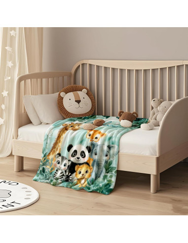 Manta personalizada para bebés Chatquidort 30x40 cm suave