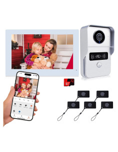 Intercomunicador de Video 7" AMOCAM 1080P WiFi 2 Hilos